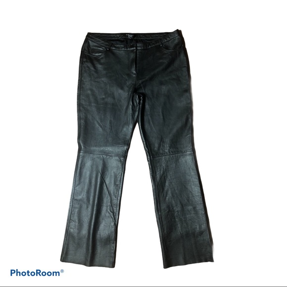 Sutton Studio Pants - Sutton Studio Genuine Leather Pants
